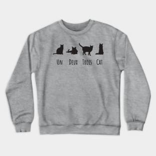 Un Deux Trois Cat Crewneck Sweatshirt